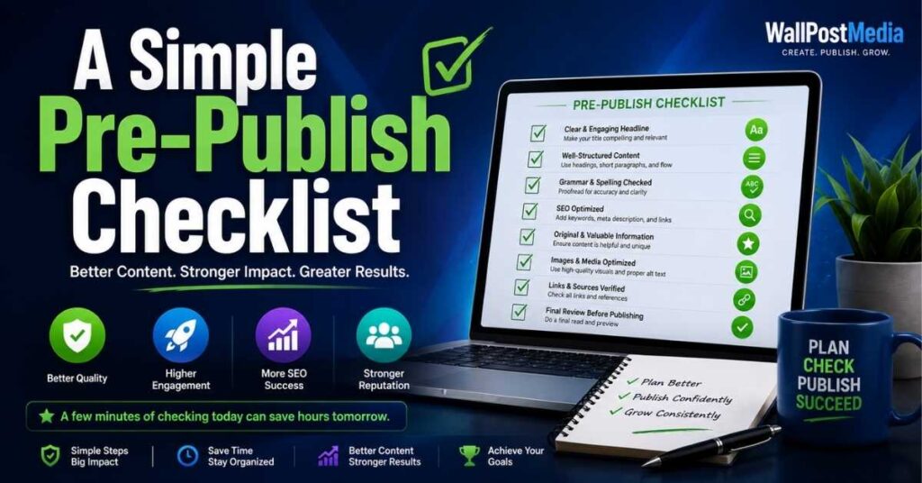Zavalio com Review 2026: Features, Safety, Publishing Tools & Creator Guide 3 A Simple Pre-Publish Checklist