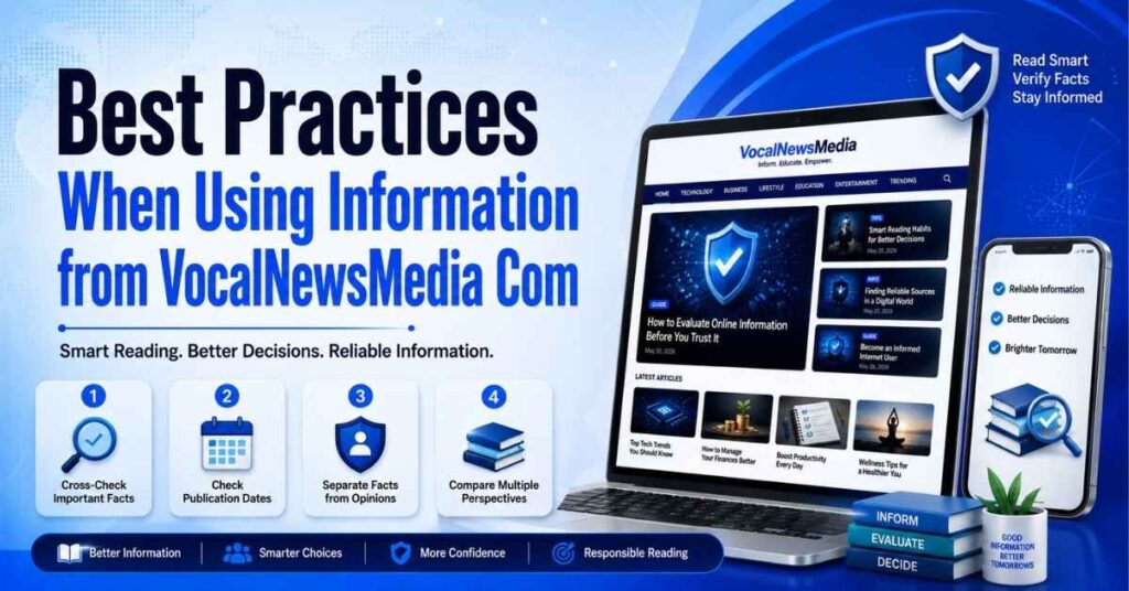 VocalNewsMedia Com Review (2026): Complete Guide, Features, Legitimacy & User Experience 4 Best Practices When Using Information from VocalNewsMedia Com
