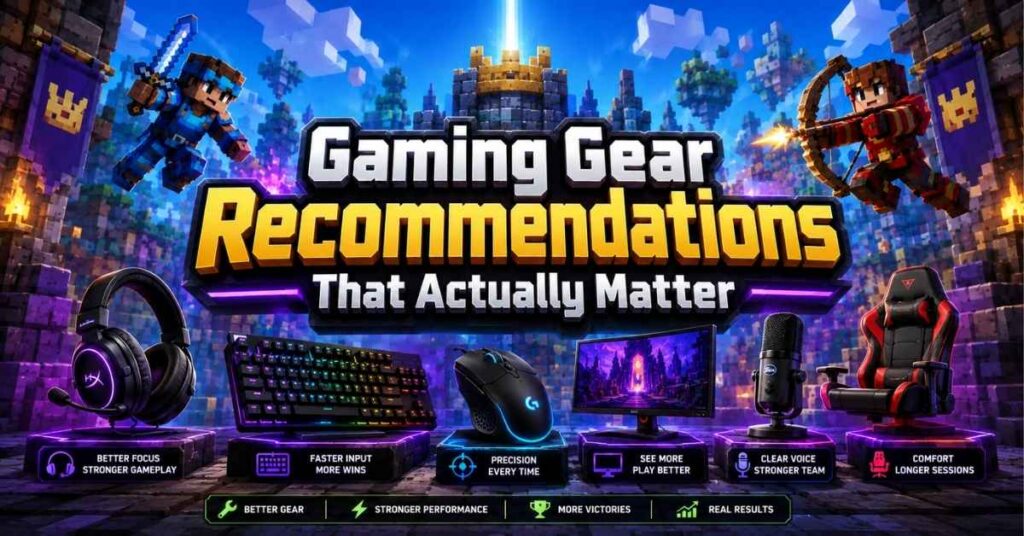 Playing Games Blog PlayBattleSquare: Complete Guide (2026) to Improve Your Gaming Experience 4 Gaming Gear Recommendations That Actually Matter