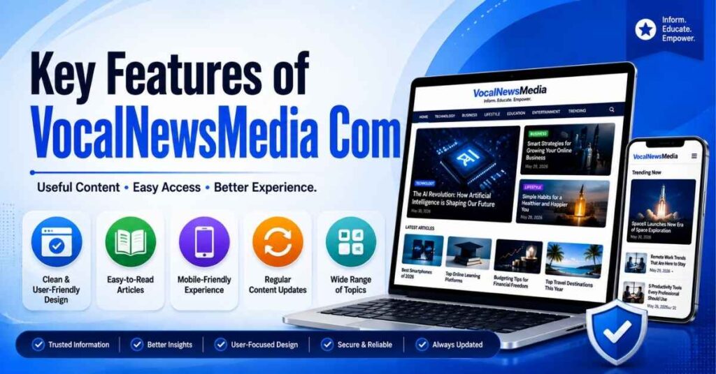 VocalNewsMedia Com Review (2026): Complete Guide, Features, Legitimacy & User Experience 2 Key Features of VocalNewsMedia Com