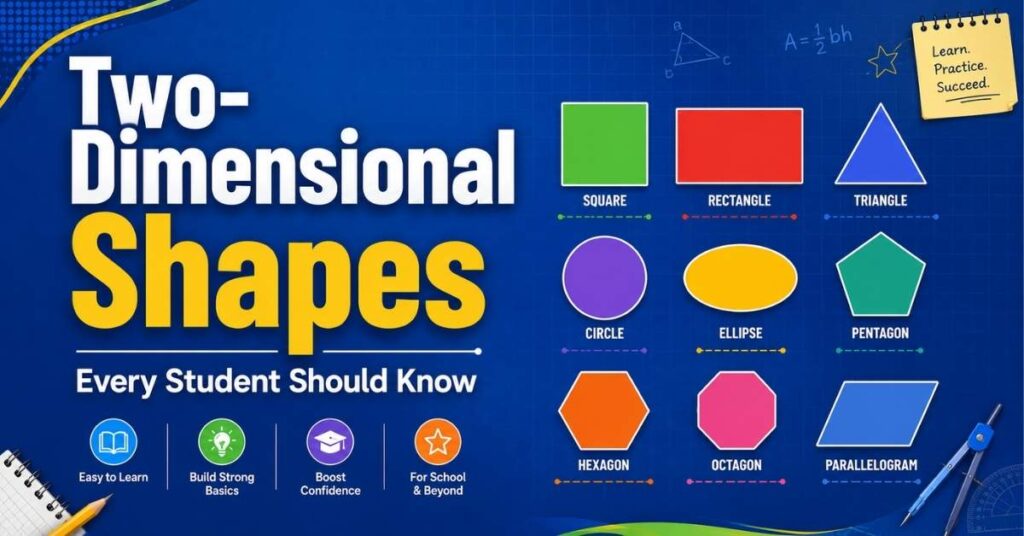 Geometry Learn V3: The Ultimate Beginner's Guide to Shapes & Angles (2026) 2 Two-Dimensional Shapes Every Student Should Know