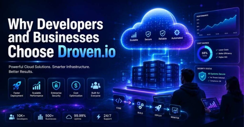 Droven io Cloud Computing Guide: Features, Benefits & Step-by-Step Setup (2026) 2 Why Developers and Businesses Choose Droven.io